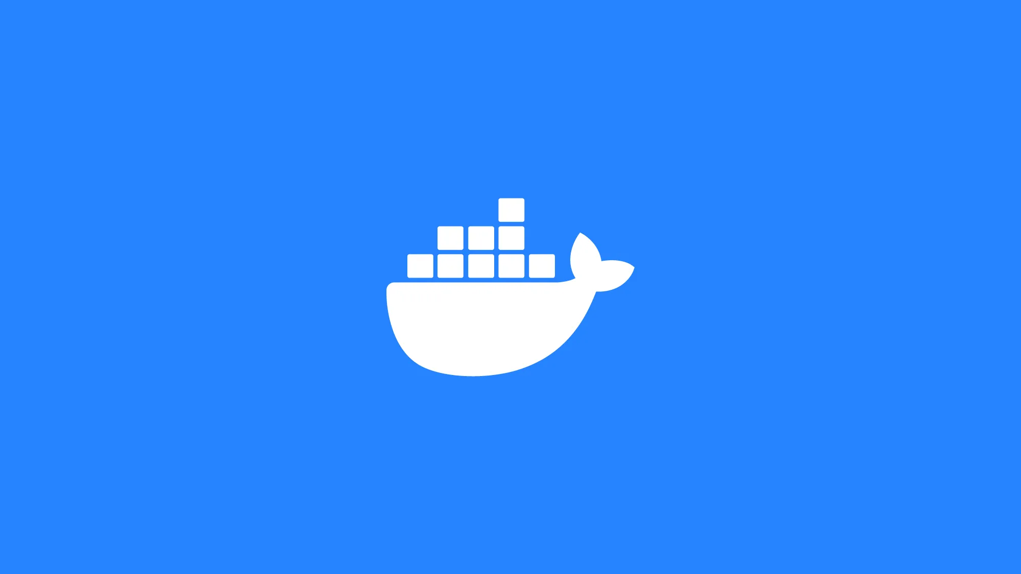 Docker logo.